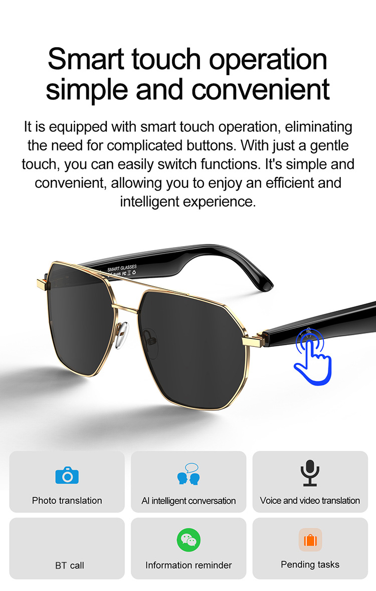 W100C translator smart glasses ,W100C smart glasses ,W100C smart sunglasses ,W100C AI smart glasses ,W100C Smart glasses AI ,AI smart glasses with translator , AI language translator sunglasses ,W100C sunglasses ,IXIU smart glasses ,Translator smart glasses ,Music smart glasses ,AI glasses ,intelligent glasses ,Smart eye-glasses ,real-time translations glasses ,Translated glasses ,Translation glasses